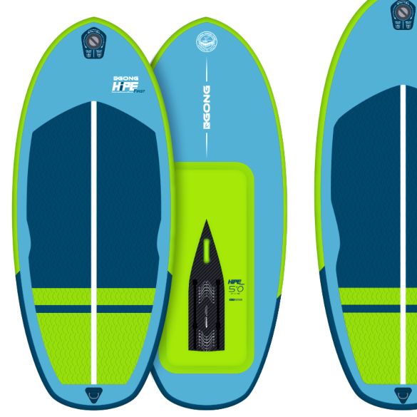 Inflatable wingfoil board