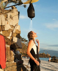 Wing foil portable shower